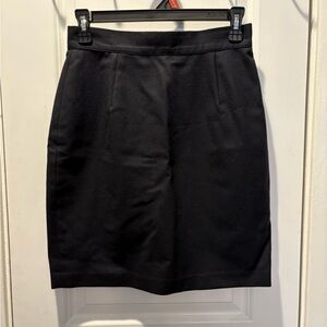 Woman’s Navy Blue 100% Pure Wool Pencil Skirt Made in Italy